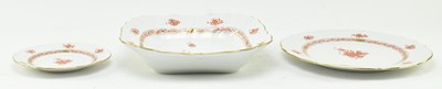 Lot 150 - HEREND, HUNGARY - ORANGE APPONYI CHINESE BOUQUET DINNERWARE