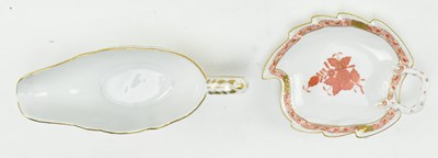 Lot 150 - HEREND, HUNGARY - ORANGE APPONYI CHINESE BOUQUET DINNERWARE