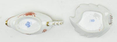 Lot 150 - HEREND, HUNGARY - ORANGE APPONYI CHINESE BOUQUET DINNERWARE