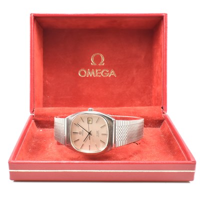 Lot 228 - OMEGA DE VILLE QUARTZ STAINLESS STEEL WRISTWATCH