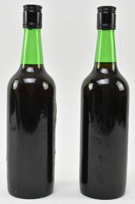 Lot 203 - TWO 1862 SOLERA RARE OLD MALMSEY MADEIRA LOMELINO WINE BOTTLES