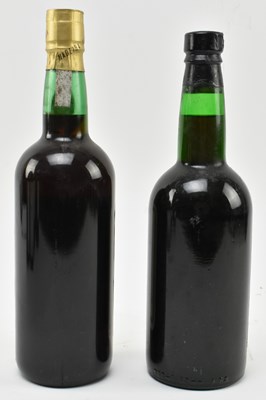 Lot 200 - TWO MADEIRA PORTUGAL LOMELINO SWEET WINE BOTTLES