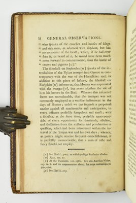 Lot 24 - BINDINGS. 1797 THE ODYSSEY & THE ILIAD OF HOMER TRANS. POPE IN FULL LEATHER