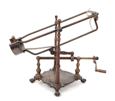 Lot 204 - 19TH CENTURY FRENCH MECHANICAL WINE CRADLE