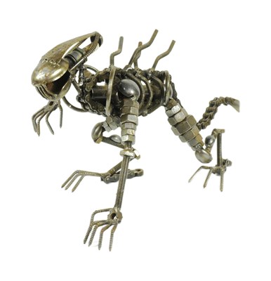 Lot 783 - ALIEN - HAND MADE INDUSTRIAL ALIEN SCULPTURE