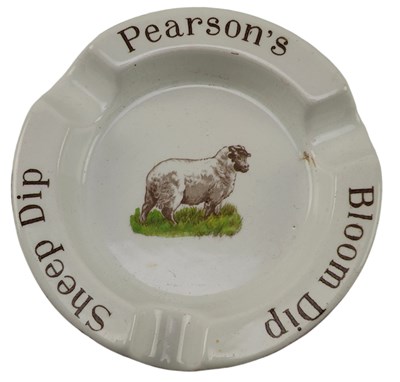 Lot 24 - PEARSON'S SHEEP DIP - EARLY 20TH CENTURY ASHTRAY