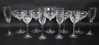 Lot 1 - WATERFORD - COLLECTION OF LISMORE CUT GLASS DRINKING GLASSES