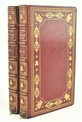 Lot 132 - FINE BINDINGS. 1823 NAPOLEON IN EXILE BY BARRY O MEARA FIRST US EDITION