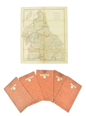 Lot 216 - GREAT BRITAIN. CIRCA 1831 ENGLAND AND WALES IN FIVE PARTS MAPS