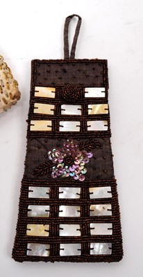 Lot 298 - THREE 1920S STYLE BEADED PURSES