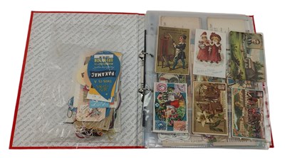 Lot 168 - ADVERTISING EPHEMERA - MIXED FOLDER OF PAPERWORK