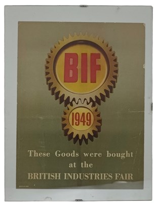 Lot 196 - BRITISH INDUSTRIES FAIR - 1949 ADVERTISING POSTER