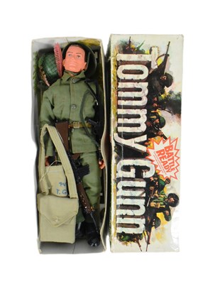 Lot 817 - TOMMY GUNN - PEDIGREE - VINTAGE ACTION MAN STYLE FIGURE / DOLL