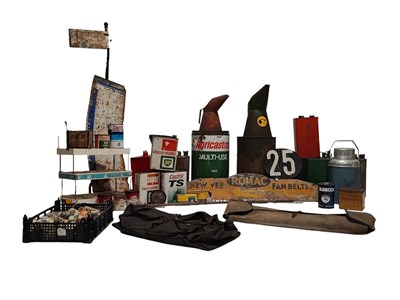 Lot 155 - MIXED SELECTION OF 20TH CENTURY GARAGE RELATED ITEMS