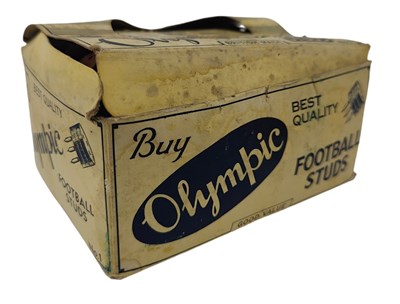 Lot 27 - OLYMPIC FOOTBALL STUDS - TRADE BOX OF NEW OLD STOCK