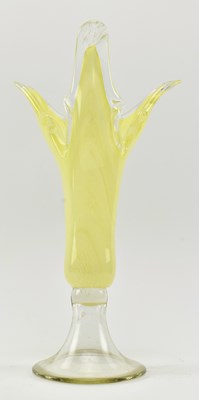 Lot 164 - JOSEF HOSPODKA - 20 TH CENTURY CIRCA 1972 FLAME GLASS VASE