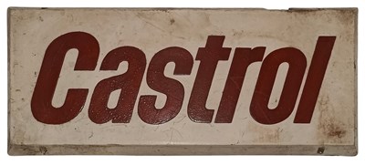 Lot 164 - CASTROL - MID CENTURY ACRYLIC ADVERTISEMENT SIGN