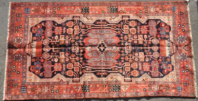 Lot 965 - 20TH CENTURY NORTH WEST PERSIAN ISLAMIC NAHAWAND CARPET RUG