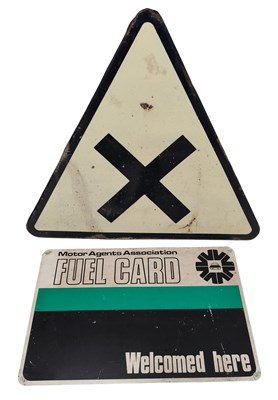 Lot 197 - AUTOMOBILIA - TWO 20TH CENTURY SIGNS