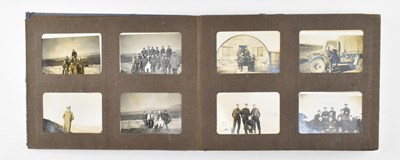 Lot 28 - WWII PHOTOGRAPH ALBUM OF WINTER WARFARE TRAINING