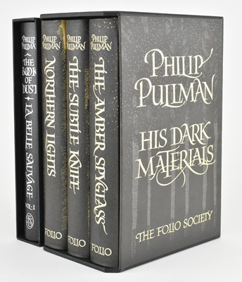 Lot 41 - FOLIO SOCIETY. PULLMAN, PHILIP - HIS DARK MATERIALS TRILOGY & VOL 1 OF THE BOOK OF DUST