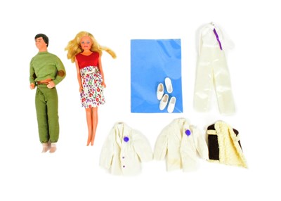 Lot 841 - BARBIE - VINTAGE MATTEL BARBIE & KEN FIGURES & CLOTHES