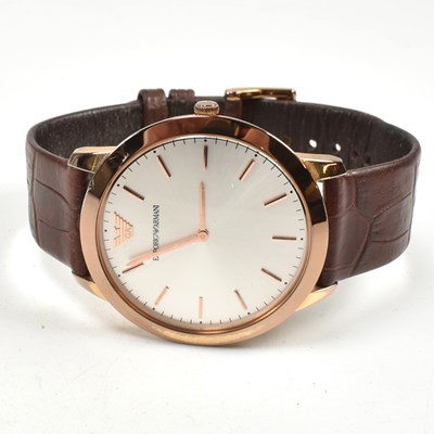 Lot 281 - EMPORIO ARMANI GENTLEMANS WRISTWATCH