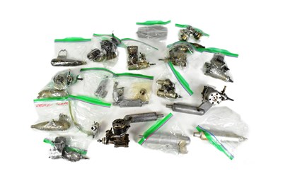 Lot 340 - MODEL PLANE ENGINES - COLLECTION OF ASSORTED