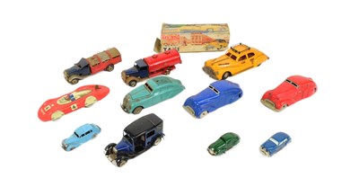 Lot 380 - TINPLATE TOYS - COLLECTION OF ASSORTED VINTAGE MODELS