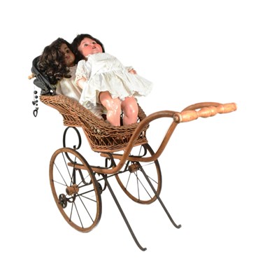 Lot 345 - DOLLS - GERMAN KOPPELSDORF DOLL & ONE OTHER WITH PRAM