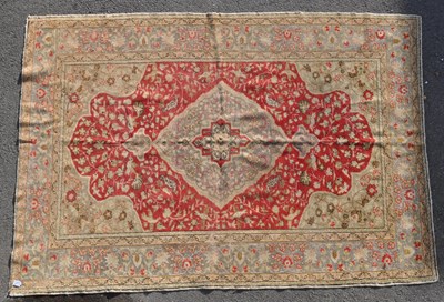 Lot 975 - 19TH CENTURY TURKISH ANATOLIAN HAND KNOTTED KAYSERI RUG