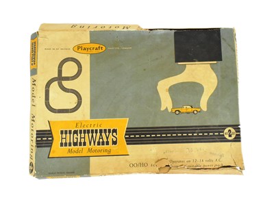 Lot 245 - MODEL MOTORING - VINTAGE PLAYCRAFT ELECTRIC HIGHWAYS SET