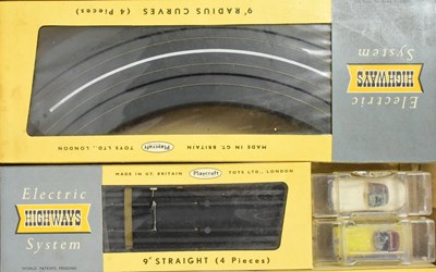 Lot 245 - MODEL MOTORING - VINTAGE PLAYCRAFT ELECTRIC HIGHWAYS SET