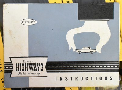 Lot 245 - MODEL MOTORING - VINTAGE PLAYCRAFT ELECTRIC HIGHWAYS SET