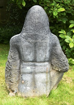 Lot 5 - FORMER BRISTOL ZOO GARDENS - LIFESIZE GORILLA MONEYBOX