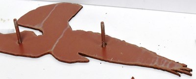 Lot 22 - FORMER BRISTOL ZOO GARDENS - METAL BIRDS FROM THE HIDE