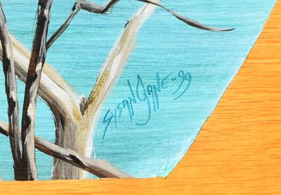 Lot 36 - FORMER BRISTOL ZOO GARDENS - SUSAN JANE - AMERICAN WHITE PELICAN - PAINTING