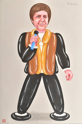 Lot 142 - MICHAEL R. TANDY - PAUL MCCARTNEY FROM THE CAMP ART SERIES