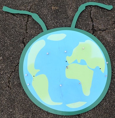 Lot 40 - FORMER BRISTOL ZOO GARDENS - 'BUG WORLD' SIGN