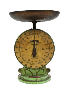 Lot 48 - FORMER BRISTOL ZOO GARDENS - VINTAGE SALTER WEIGHING SCALES
