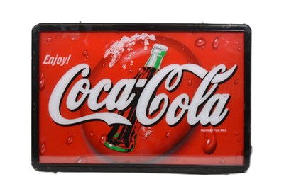 Lot 49 - FORMER BRISTOL ZOO GARDENS - COCA COLA LIGHTBOX