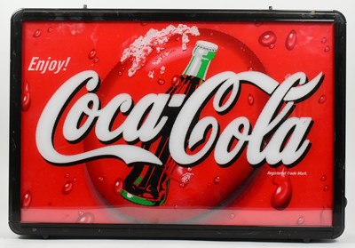 Lot 49 - FORMER BRISTOL ZOO GARDENS - COCA COLA LIGHTBOX