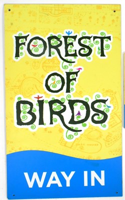 Lot 52 - FORMER BRISTOL ZOO GARDENS - FOREST OF BIRDS - ORIGINAL SIGNS