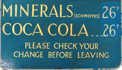 Lot 95 - FORMER BRISTOL ZOO GARDENS - ORIGINAL 1950S KIOSK ADVERTISING SIGN