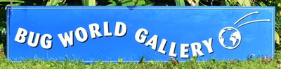 Lot 96 - FORMER BRISTOL ZOO GARDENS - ORIGINAL BUG WORLD GALLERY SIGN