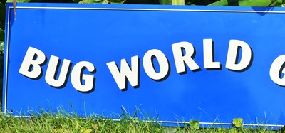 Lot 96 - FORMER BRISTOL ZOO GARDENS - ORIGINAL BUG WORLD GALLERY SIGN
