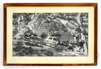 Lot 124 - FORMER BRISTOL ZOO GARDENS - 1950S BLACK & WHITE AERIAL VIEW