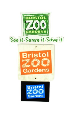 Lot 131 - FORMER BRISTOL ZOO GARDENS - BRISTOL ZOO GARDENS SIGNS