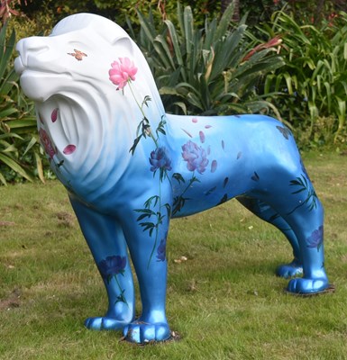 Lot 175 - FORMER BRISTOL ZOO GARDENS - LIONS OF BATH - 'FENTON' LION SCULPTURE