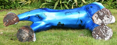 Lot 175 - FORMER BRISTOL ZOO GARDENS - LIONS OF BATH - 'FENTON' LION SCULPTURE